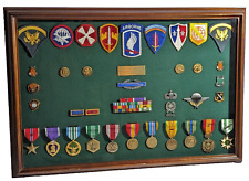 RARE Identified Single Soldier's 1960's Vietnam Medals & Patches Collection LOOK picture