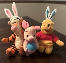 Vintage 1998 Mattel Disney Easter Winnie the Pooh Beanie Piglet Tigger EUC picture