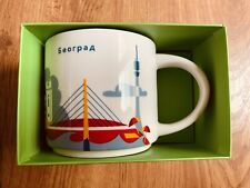 Starbucks 2013 You Are Here Collection YAH mug BELGRADE or SERBIA NEW IN BOX picture