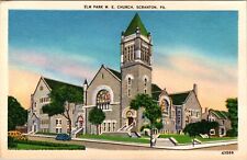 Postcard Elm Park M E Church Scranton Pa [co] picture