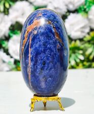 Small 105MM Natural Blue Sodalite Stone Metaphysical Healing Chakra Lingam picture
