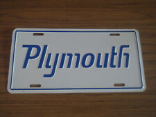 Vintage Plymouth License Plate Embossed Metal New Old Stock #2156 picture