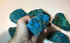 5 Pound Lots of  ALL NATURAL Chrysocolla & Turquoise Rough (Large Pieces) (WET) picture