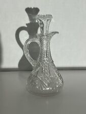 Vintage Crystal Oil & Vinegar Crystal Decanter picture