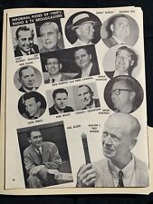 TV Radio Announcers Ernie Harwell Bob Murphy G Kell 1961 JKW Baseball 8X11 Sheet picture