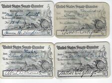 Lot of four (4) Signed Senate Chamber Cards 1936, 1932,1943 19? Further Research picture
