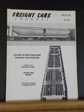 Freight Cars Journal #12 L&NE Freight car roster Class 1 & 2 railroad news Short picture