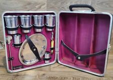 70s Executair 101 Ever-Wear Trav-L-Bar Liquor Case Portable Travel Bar Used Cpix picture