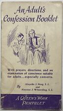 An Adult’s Confession Booklet, Vintage 1950 Holy Devotional Booklet. picture