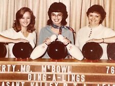 T2 Liberty Missouri Women PTA League 1977  Bowling Balls Team Ding A Lings picture