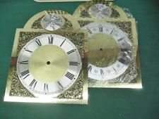 New Lot of 2 Vintage West Germany Brass Tempus Fugit Clock Dials NOS 13