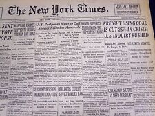 1948 MARCH 25 NEW YORK TIMES - FREIGHT USING COAL IS CUT - NT 3749 picture