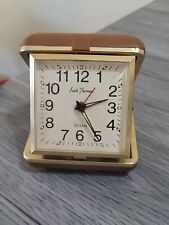 Vintage Seth Thomas Coin Purse Travel Alarm Clock WORKING picture
