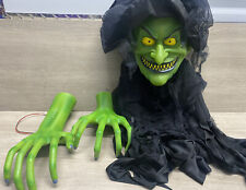 Scary Witch Window  Smashers Decor Halloween Prop Prank picture