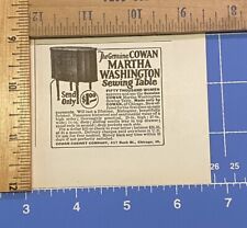 Vintage Print Ad The Genuine Cowin Martha Washington Sewing Table 2.5