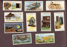 1915 W.D. & H.O. WILLS CIGARETTES FAMOUS INVENTIONS 10 DIFFERENT TOBACCO CARDS picture