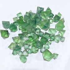 US 100g Natural Green Fluorite Octahedron Crystal Mineral Crystal Reiki Healing picture