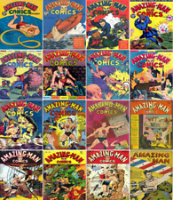 1939 - 1941 Amazing Man Comic Book Package - 16 eBooks on CD picture