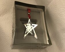 CHRISTOFLE 2005 CHRISTMAS NOEL STAR ORNAMENT SILVER PLATE HOLIDAY NEW In BOX picture