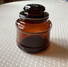 Rare Vintage 1960’s , Amber Apothecary Jar picture