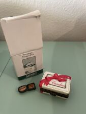 Porcelain Hinged Box Vintage Chocolate Candies Miniature Midwest, Original Box picture