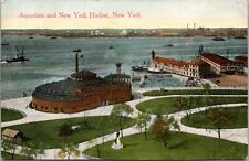 Postcard NY - Aquarium and New York Harbor picture