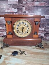 Antique Seth Thomas Adamantine Peru Mantle Clock ca. 1905 w/Key - NOT WORKING picture