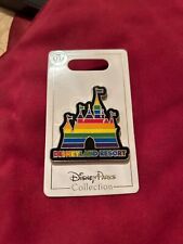Rainbow Disney Collection Fantasyland Castle Pin – 2020 Disneyland Resort - New picture