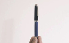 Pelikan Souveran M805 Blue stripe Fountain Pen F Nib picture