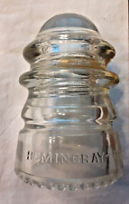 Vintage Hemingray Clear Glass Beehive Insulator picture