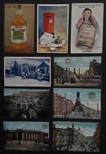 1912-20 Vintage Lot 9 POSTCARDS DUBLIN IRELAND O'Connell's Monument, Bank picture