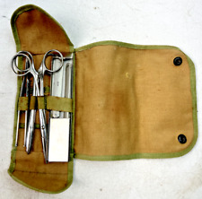 Vintage WWII US Army Medical Department Surgical Field Kit picture