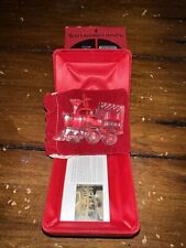 Waterford 1999 Crystal Train Ornament W/ Box picture