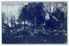 1909 New Oak Hill Cemetery Showing Chapel Pontiac Michigan MI Posted Postcard picture