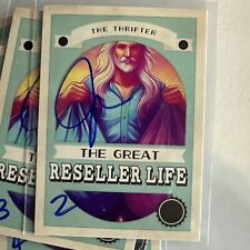 The Thrifter Trading Card (Series 1 #1) SIGNED Reselling Collectible BLUE Ink picture