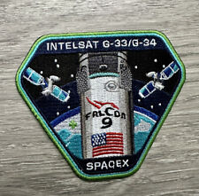 OrIginal SPACEX  FALCON 9 INTELSAT MISSION PATCH - SPACE PATCH NASA 2022 picture