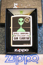 ZIPPO Buck Wear ALIEN Lighter STILL LOOKING Glow in the Dark 46092 MINT IN BOX picture