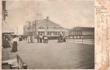 Steel Pier and Boardwalk Atlantic City NJ New Jersey c.1903 Postcard D200 picture