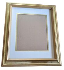 VTG Traditional Gold Gilt Picture Frame Classic Matte Wall Mount Fits 8 x 10 picture