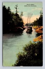 Dells Of The Wisconsin WI-Wisconsin, Devil's Elbow, Vintage c1911 Postcard picture