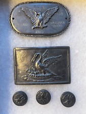 Civil War Louisiana Breast Plates and Buttons picture