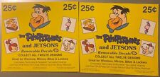 2 Vintage Flintstones and Jetsons, Hanna-Barbera Store Display 1980s picture