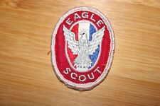 1975-1985 Eagle Scout Rank Patch Silver Eagle Boy Scouts of America BSA Patch picture