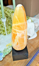 23 pounds Orange Calcite Tower Large Tall Big Crystal Crystal Gemstone Mineral  picture