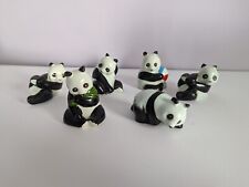Adorable Vintage Baby Panda Figurines Collection (6pc Lot) picture