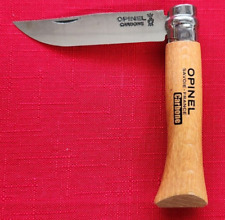 Opinel No6 Stainless Steel Folding Pocket Knife UNUSED – Premium Wood Handles-D picture