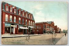 Albia Iowa~West Side Square~Millinery Shop: Got Me a Hat~Jewelry Store~c1910 picture