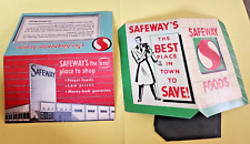 TWO Vintage 1950-60's Safeway Stores Complimentary Needle Packets picture