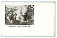 c1910 Congregational Church Brimfield Massachusetts MA Antique Postcard picture