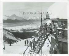 1970 Press Photo Skiers and visitors to the Alyeska Ski Resort - lrb25688 picture